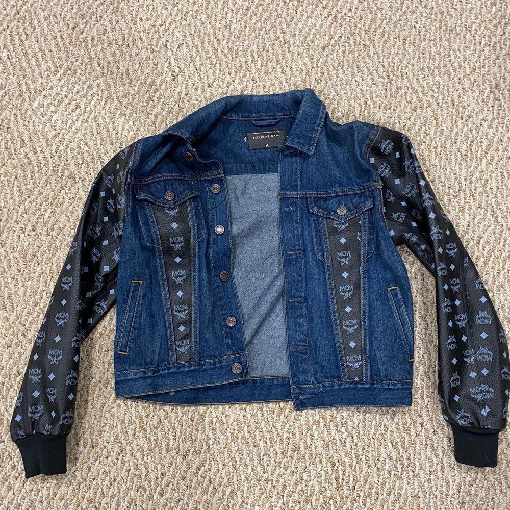 MCM x Exclusive Game Leather/Jean jacket